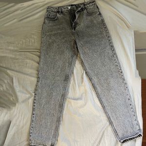 ZARA grey boyfriend jeans